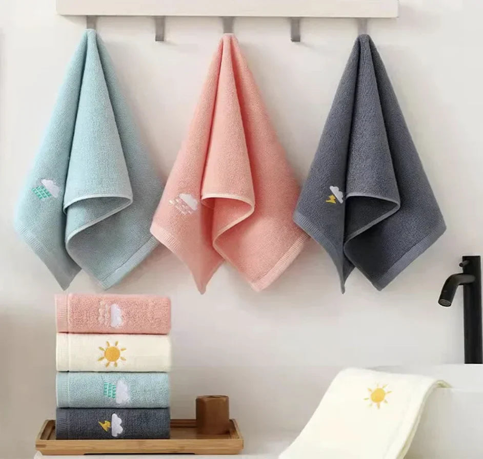 100% Ring-Spun Cotton Quick-Drying Towel Set (Set of 4)
