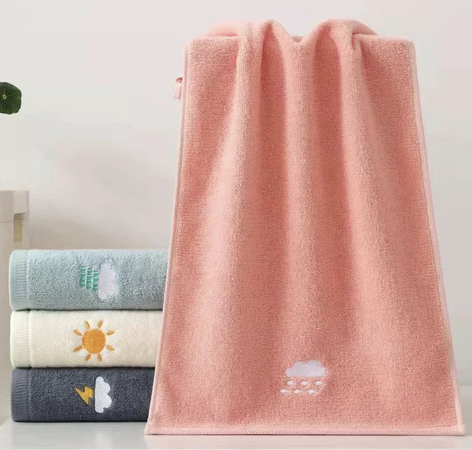 100% Ring-Spun Cotton Quick-Drying Towel Set (Set of 4)