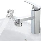 1080° Rotating Dual-Spray Faucet Extender (Tool-Free Install)