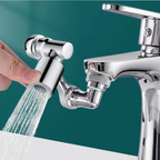1080° Rotating Dual-Spray Faucet Extender (Tool-Free Install)