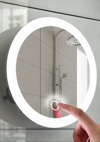 10X Magnifying Daylight LED Makeup Mirror (Suction Mount)