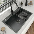 20-Gauge Sound-Dampened Brushed Stainless Steel Single-Bowl Sink