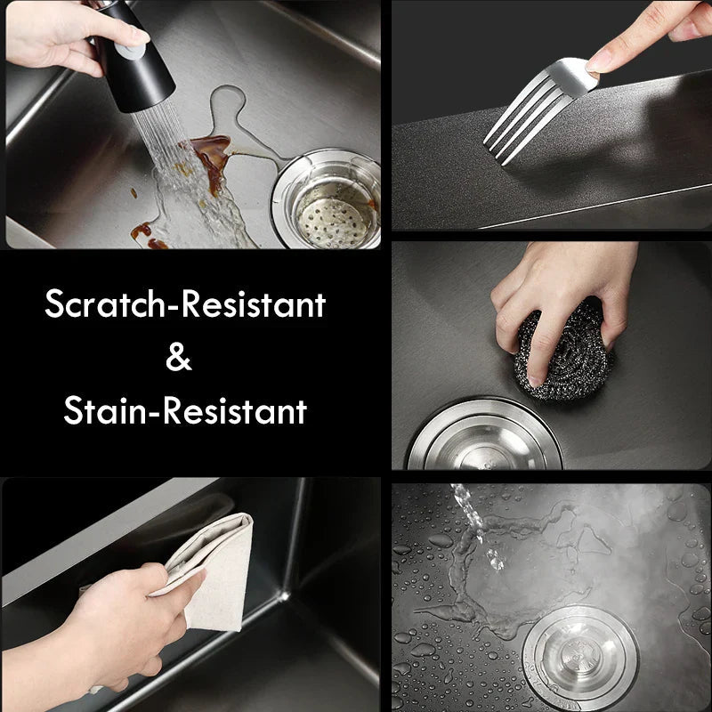 20-Gauge Sound-Dampened Brushed Stainless Steel Single-Bowl Sink
