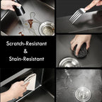 20-Gauge Sound-Dampened Brushed Stainless Steel Single-Bowl Sink