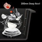20-Gauge Sound-Dampened Brushed Stainless Steel Single-Bowl Sink