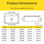 20-Gauge Sound-Dampened Brushed Stainless Steel Single-Bowl Sink