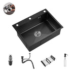 20-Gauge Sound-Dampened Brushed Stainless Steel Single-Bowl Sink