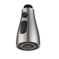 3-Mode Rust-Proof Brushed ABS Faucet Spray Head (Universal Connector)