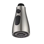 3-Mode Rust-Proof Brushed ABS Faucet Spray Head (Universal Connector)