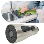 3-Mode Rust-Proof Brushed ABS Faucet Spray Head (Universal Connector)