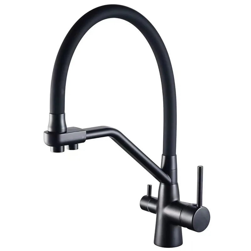 3-Way Integrated Filter 360° Swivel Kitchen Faucet