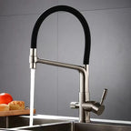 3-Way Integrated Filter 360° Swivel Kitchen Faucet