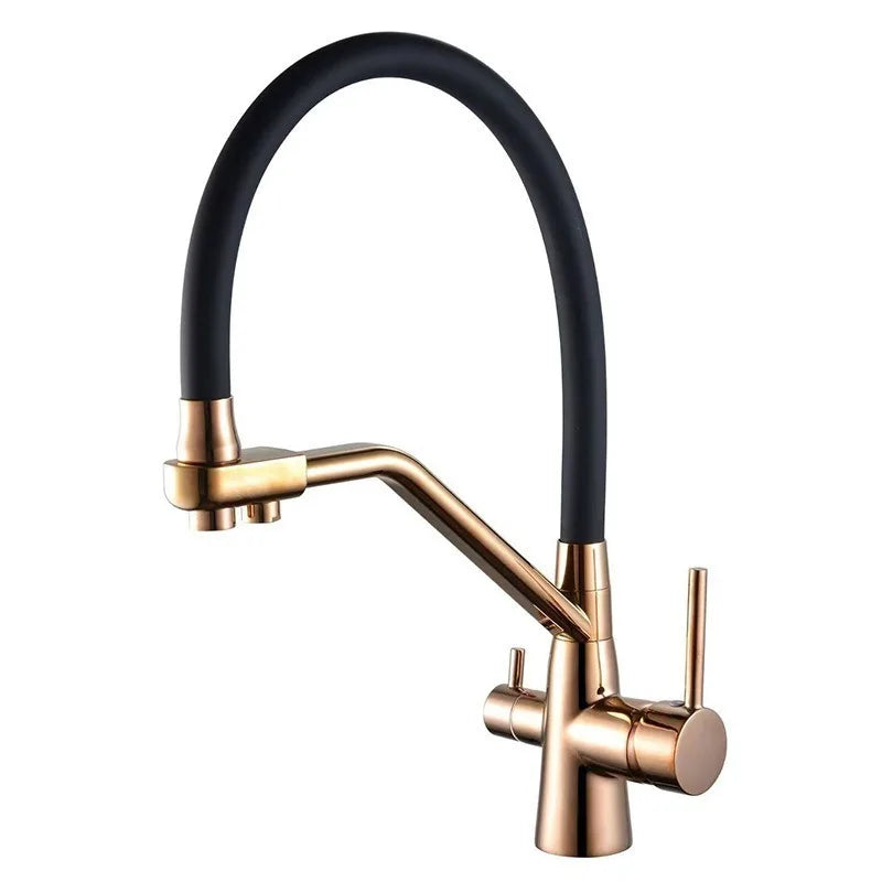 3-Way Integrated Filter 360° Swivel Kitchen Faucet
