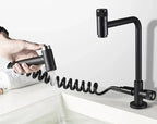 304 Stainless Steel 360° Swivel Faucet (Wall Or Deck Mount)