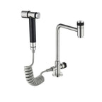 304 Stainless Steel 360° Swivel Faucet (Wall Or Deck Mount)