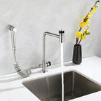 304 Stainless Steel 360° Swivel Faucet (Wall Or Deck Mount)