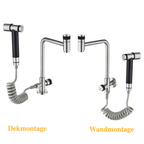 304 Stainless Steel 360° Swivel Faucet (Wall Or Deck Mount)