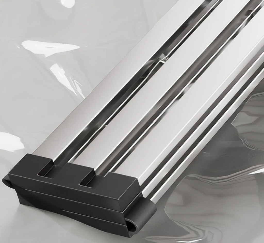 304 Stainless Steel Adjustable & Foldable Over-the-Sink Dish Rack