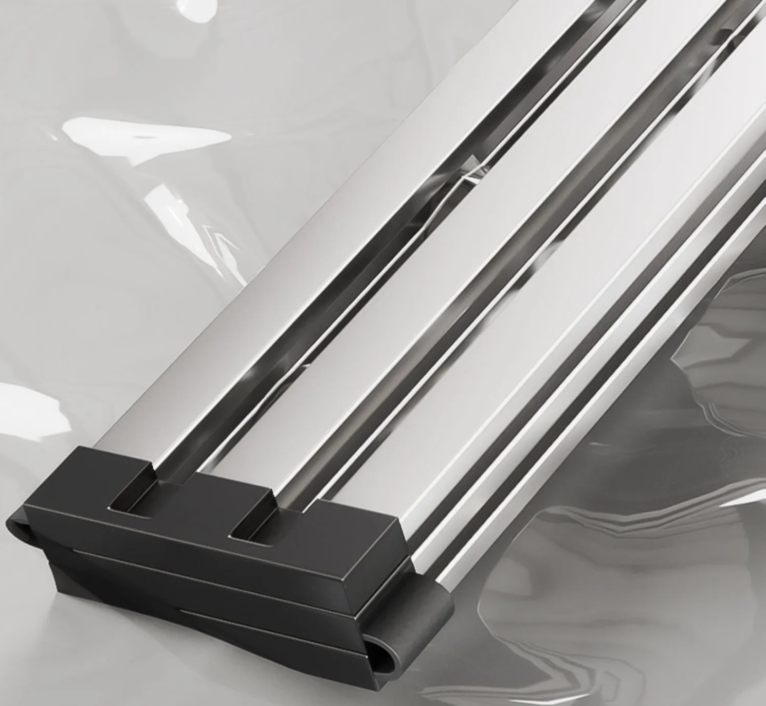 304 Stainless Steel Adjustable & Foldable Over-the-Sink Dish Rack