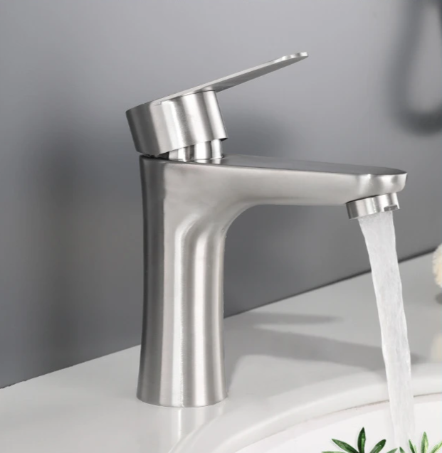 304 Stainless Steel Lead-Free Bathroom Faucet (Single-Handle)
