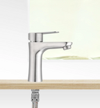 304 Stainless Steel Lead-Free Bathroom Faucet (Single-Handle)