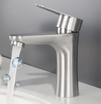 304 Stainless Steel Lead-Free Bathroom Faucet (Single-Handle)