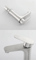 304 Stainless Steel Lead-Free Bathroom Faucet (Single-Handle)