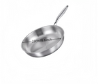 304 Stainless Steel Natural Nonstick Frying Pan (Gas & Induction Compatible)