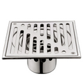 304 Stainless Steel Odor-Blocking Tile-In Shower Floor Drain (Square)