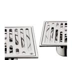 304 Stainless Steel Odor-Blocking Tile-In Shower Floor Drain (Square)