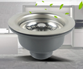 304 Stainless Steel Pop-Up Sink Drain Set (P-Trap Included)