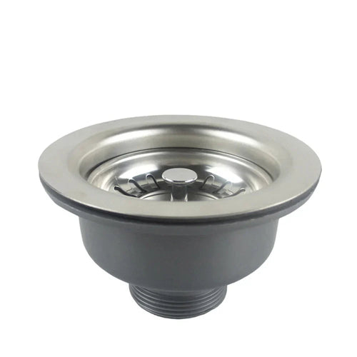 304 Stainless Steel Pop-Up Sink Drain Set (P-Trap Included)