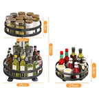 360° Rotating & Non-Slip Spice Rack