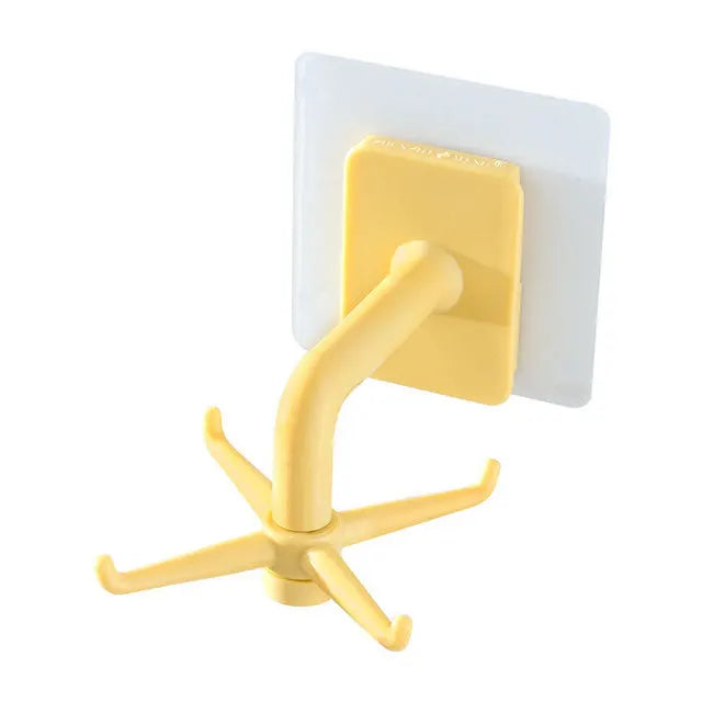 360° Rotating Self-Adhesive Hook Organizer