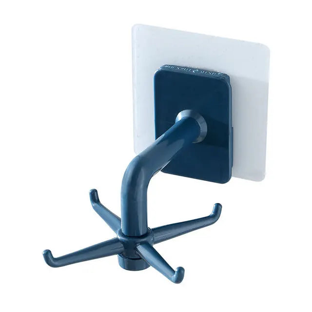 360° Rotating Self-Adhesive Hook Organizer