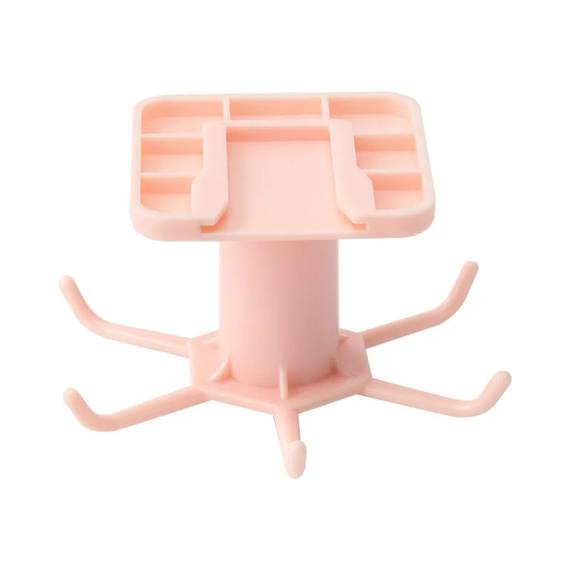 360° Rotating Self-Adhesive Hook Organizer