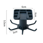 360° Rotating Self-Adhesive Hook Organizer