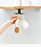360° Rotating Self-Adhesive Hook Organizer