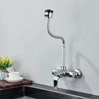 360° Rotating Wall-Mounted Kitchen Faucet (Dual Spray)
