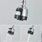 360° Rotating Wall-Mounted Kitchen Faucet (Dual Spray)