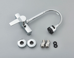 360° Rotating Wall-Mounted Kitchen Faucet (Dual Spray)