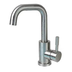360° Swivel 304 Stainless Steel Black Nickel Bathroom Faucet (Deck-Mounted)