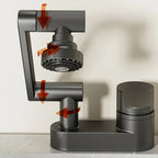 360° Swivel Dual-Handle Ceramic Valve Bathroom Faucet