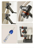 360° Swivel Dual-Handle Ceramic Valve Bathroom Faucet