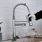 360° Swivel Dual-Spray & Shut-Off Faucet Attachment (Universal Fit)
