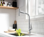 360° Swivel Dual-Spray & Shut-Off Faucet Attachment (Universal Fit)