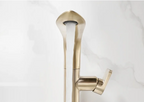 360° Swivel Single-Handle Solid Brass Bathroom Sink Faucet