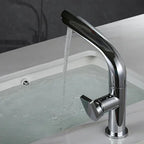 360° Swivel Single-Handle Solid Brass Bathroom Sink Faucet