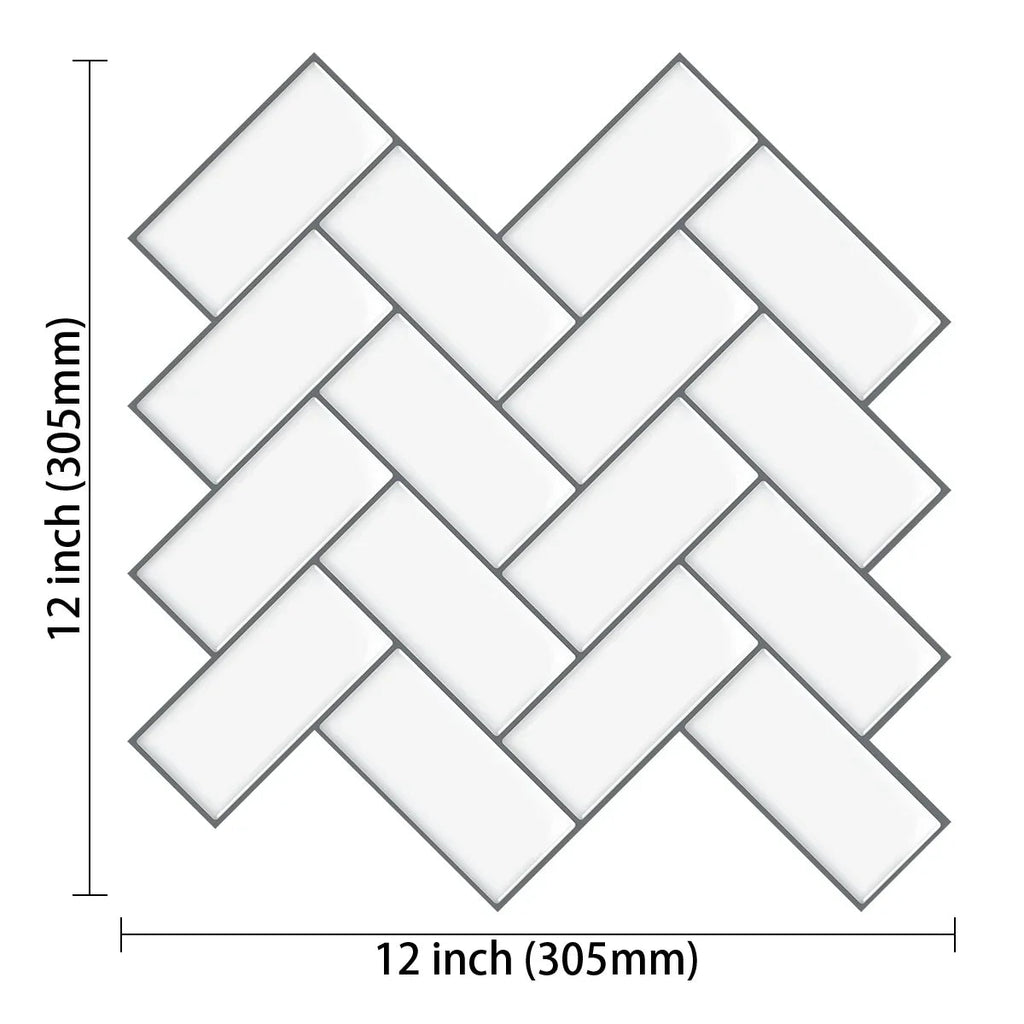 3D Textured Peel & Stick Wall Tiles (Set of 10)