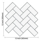 3D Textured Peel & Stick Wall Tiles (Set of 10)